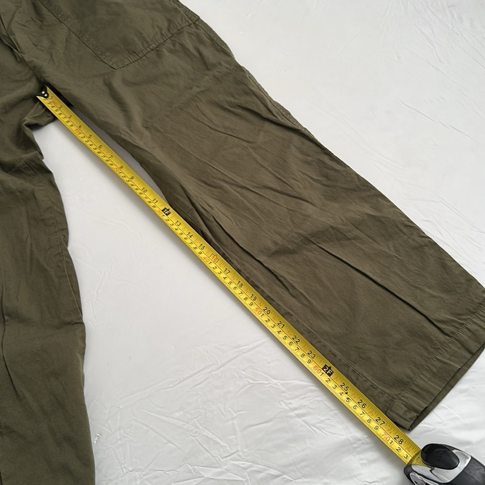 Anthropologie x Velvet Misty Holly green pull-on drawstring lightweight pants - Picture 13 of 15